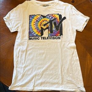 MTV Black and White Media Tee